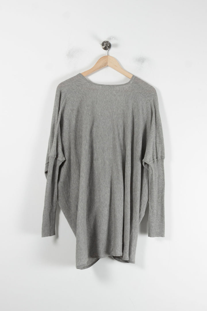 Pull Drapé Gris - Taille M/38 de la marque All Saints | PARAD64564 - Vendu par Paradigme - Image 4