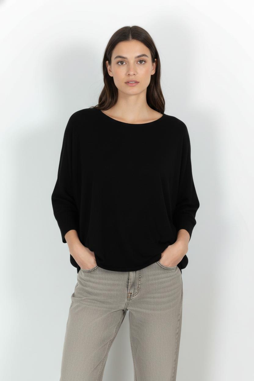 Pull Noir - Taille M/38 de la marque American Vintage | PARAD64567 - Vendu par Paradigme - Image 1