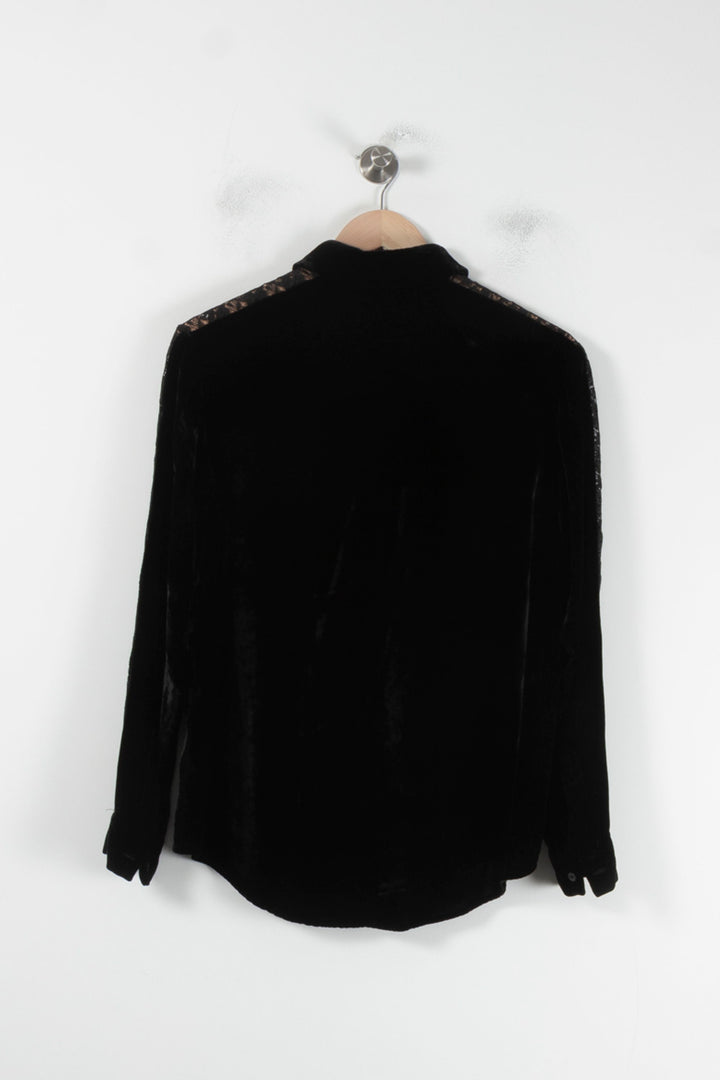 Chemise Noire - Taille S/36 de la marque The Kooples | PARAD64569 - Vendu par Paradigme - Image 4