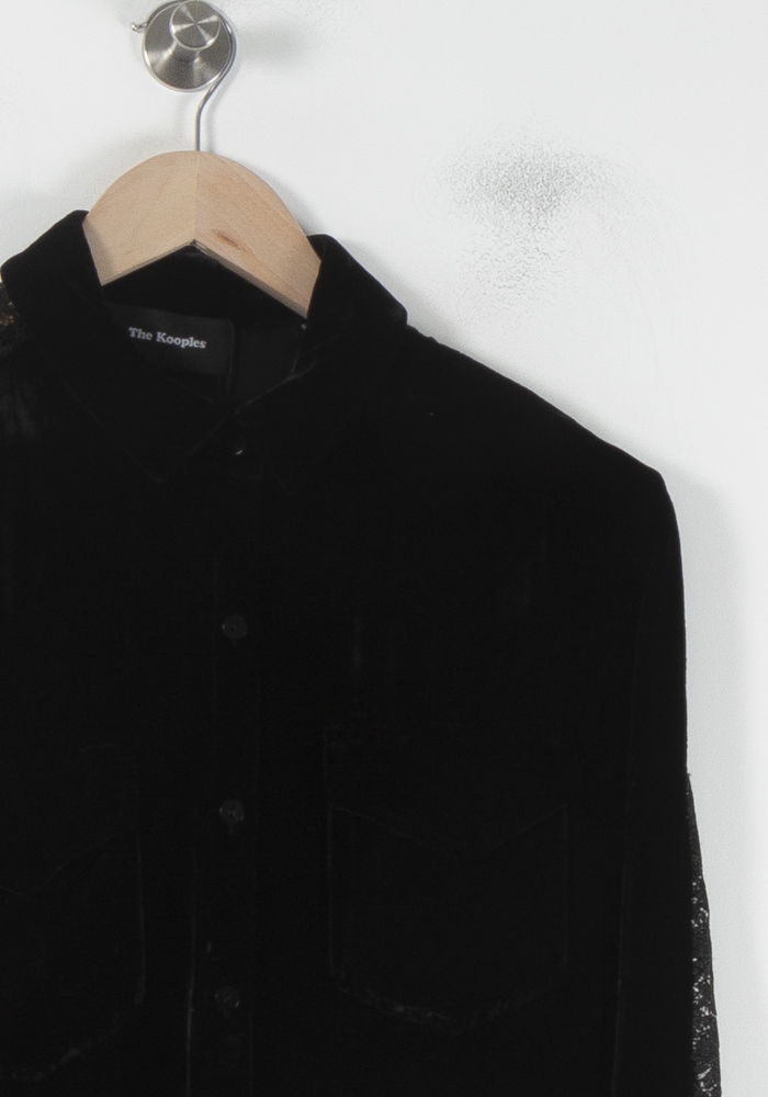 Chemise Noire - Taille S/36 de la marque The Kooples | PARAD64569 - Vendu par Paradigme - Image 3