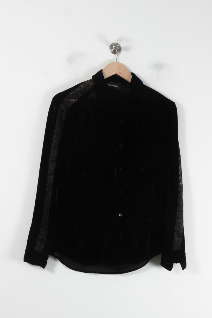 Chemise Noire - Taille S/36 de la marque The Kooples | PARAD64569 - Vendu par Paradigme - Image 2