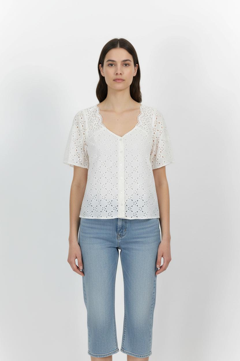 Blouse Blanche - Taille S/36 de la marque Petite Mendigote | PARAD64576 - Vendu par Paradigme - Image 1