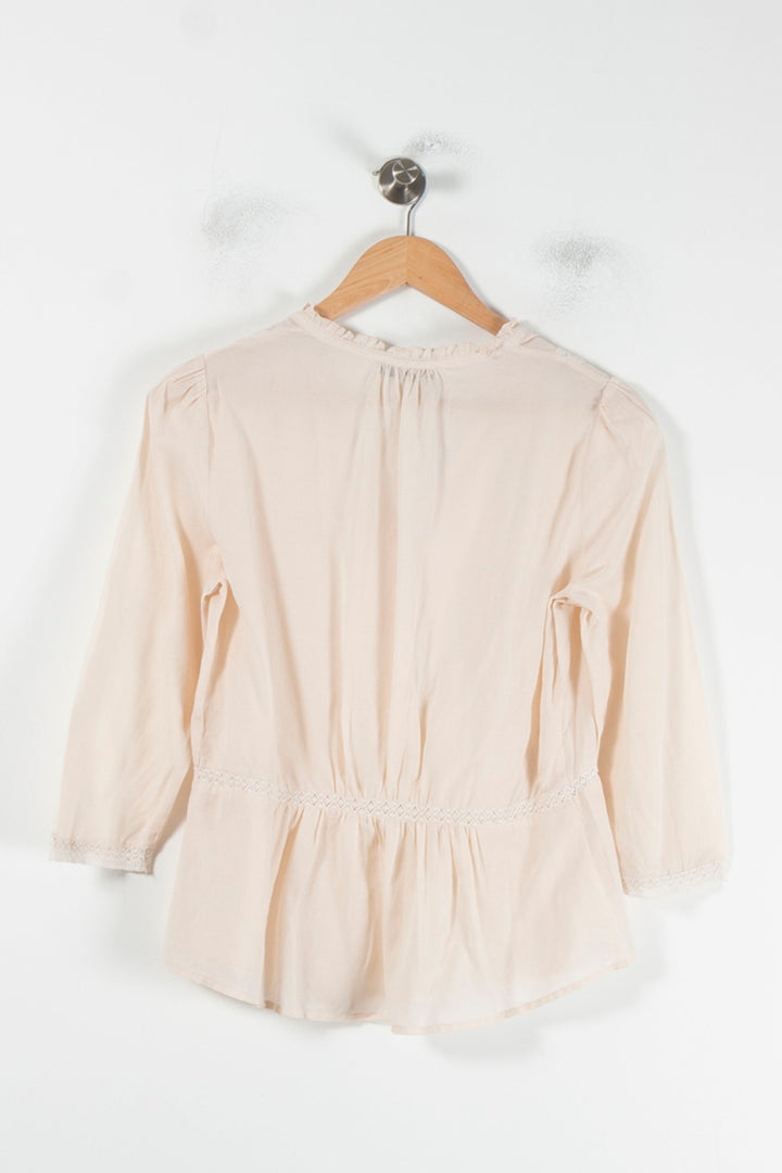 Blouse Beige - Taille S/36 de la marque ZAPA | PARAD64577 - Vendu par Paradigme - Image 4