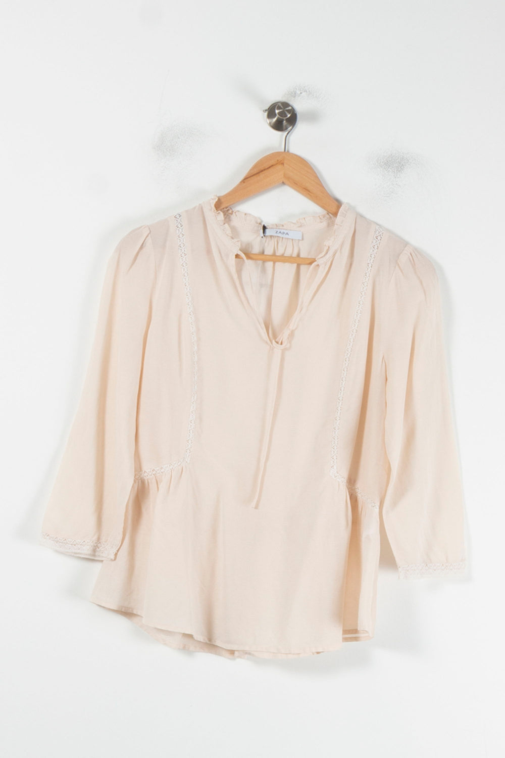 Blouse Beige - Taille S/36 de la marque ZAPA | PARAD64577 - Vendu par Paradigme - Image 2