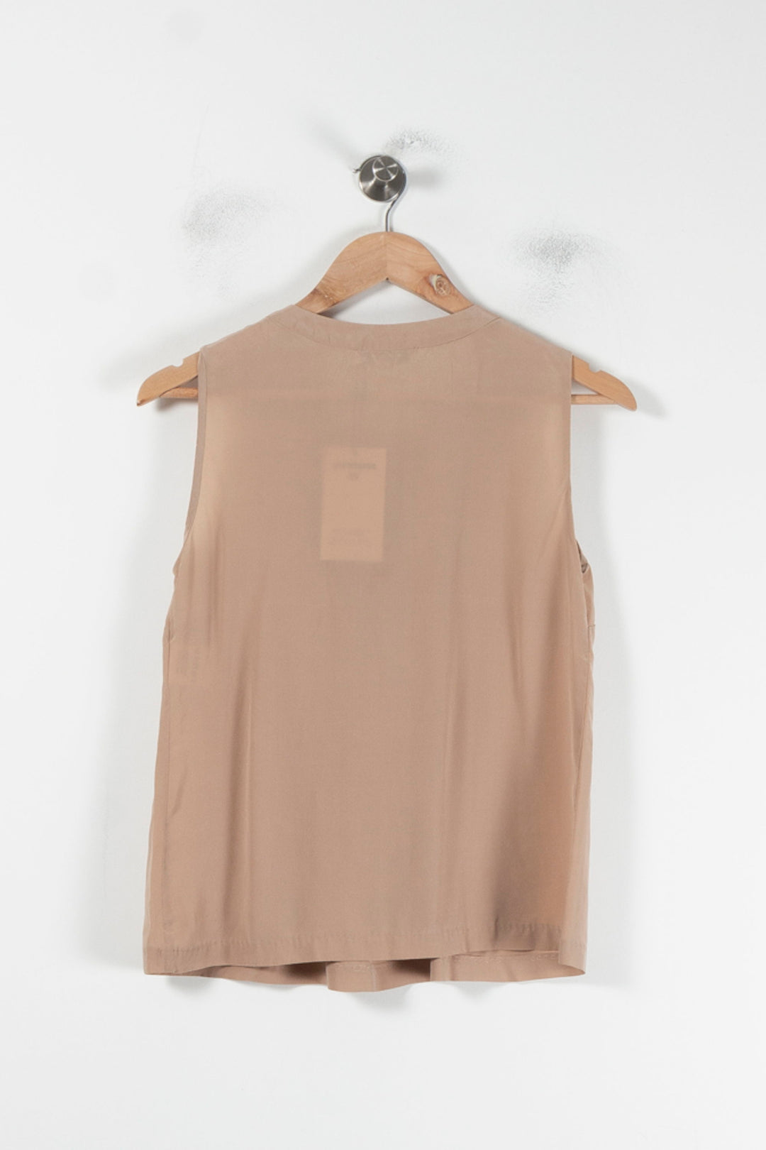 Blouse Sans Manches Beige - Taille M/38 de la marque Sandro | PARAD64581 - Vendu par Paradigme - Image 4