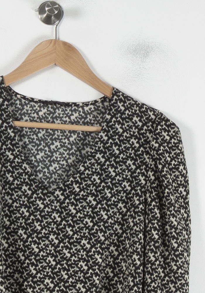 Blouse Noire et Blanche - Taille M/38 de la marque IKKS | PARAD64582 - Vendu par Paradigme - Image 3