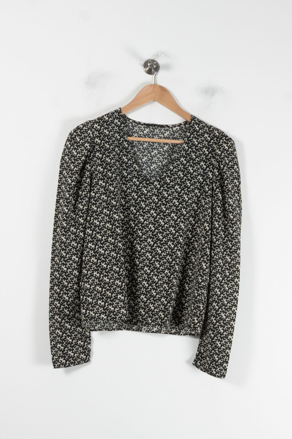Blouse Noire et Blanche - Taille M/38 de la marque IKKS | PARAD64582 - Vendu par Paradigme - Image 2
