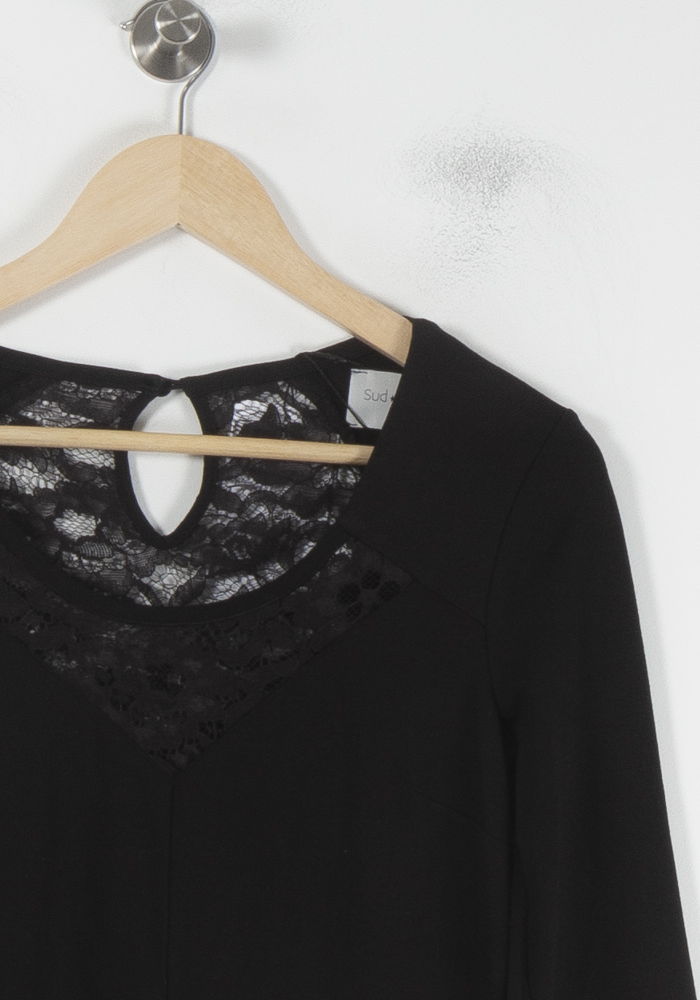Robe Midi Noire - Taille M/38 de la marque Sud express | PARAD64584 - Vendu par Paradigme - Image 3