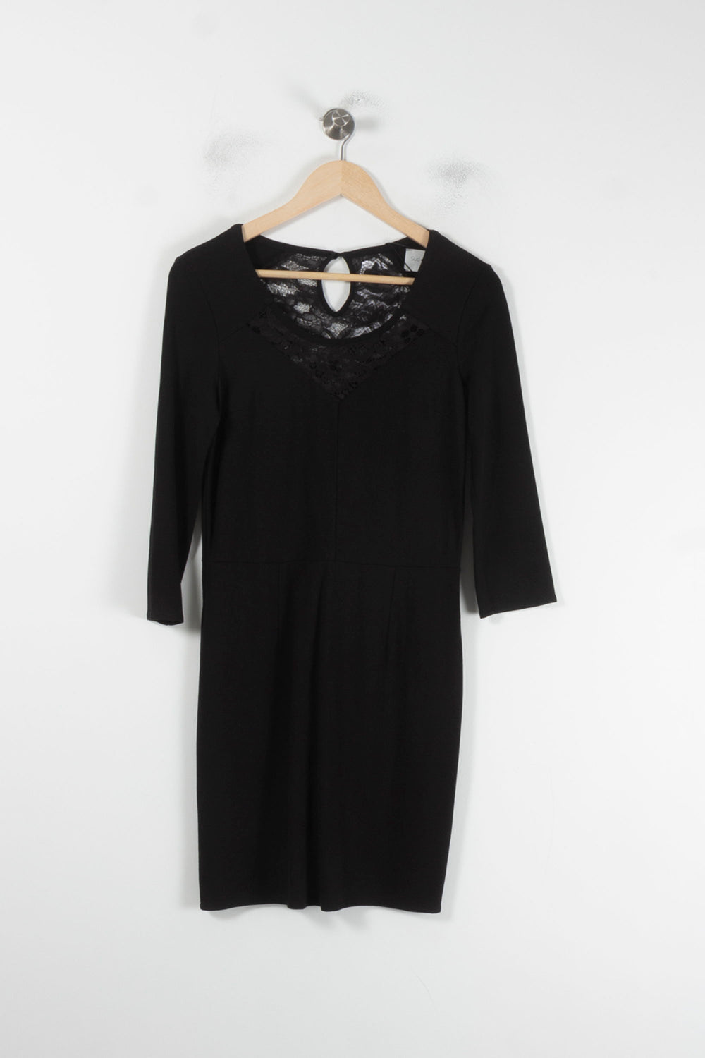 Robe Midi Noire - Taille M/38 de la marque Sud express | PARAD64584 - Vendu par Paradigme - Image 2