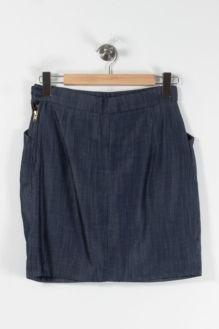 Jupe Plissée Bleue - Taille M/38 de la marque Claudie Pierlot | PARAD64585 - Vendu par Paradigme - Image 4
