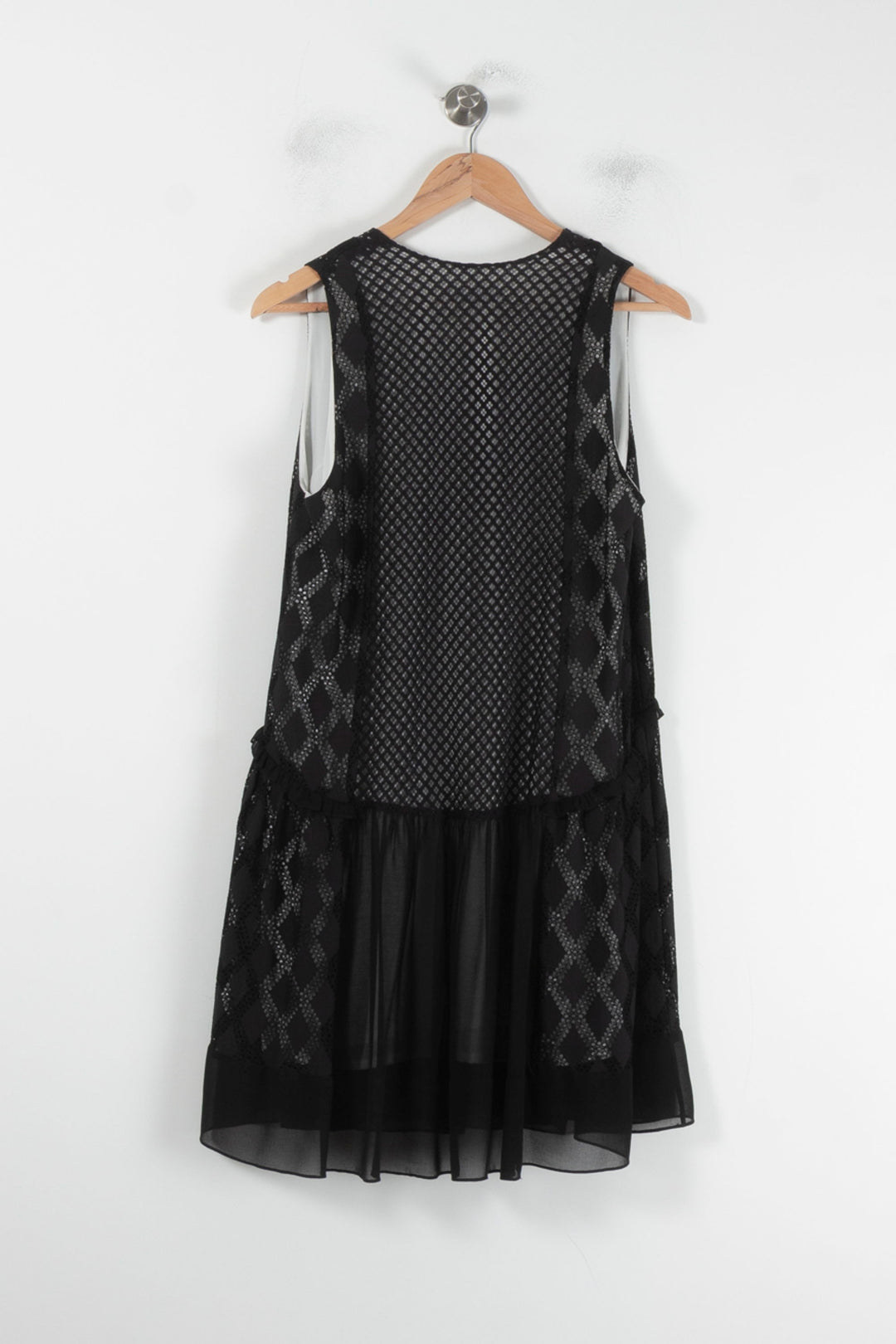 Robe Midi Noire - Taille S/36 de la marque Sandro | PARAD64586 - Vendu par Paradigme - Image 4