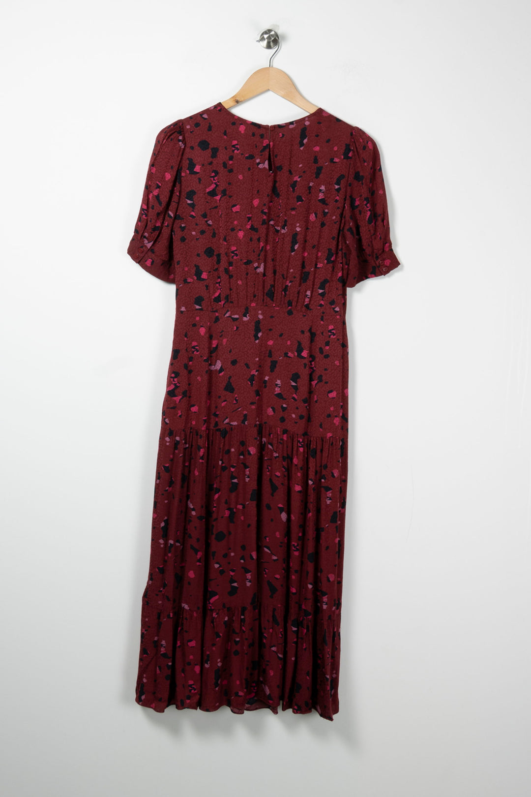 Robe Longue Bordeau et Noire - Taille S/36 de la marque ba&sh | PARAD64598 - Vendu par Paradigme - Image 4