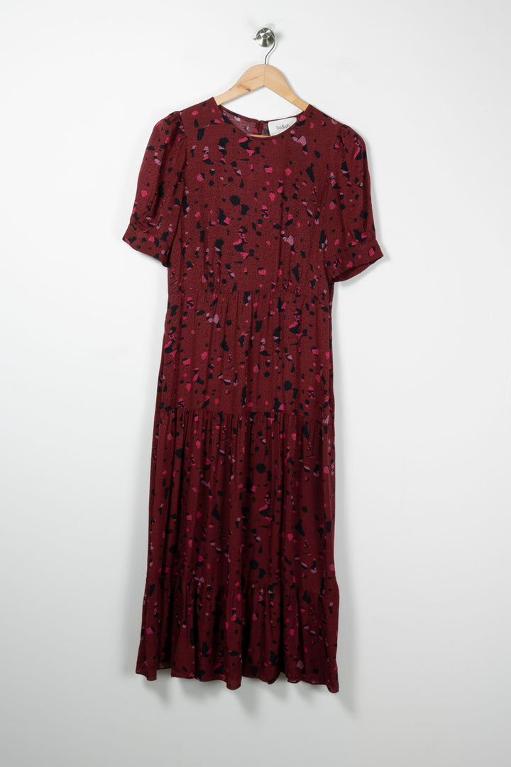 Robe Longue Bordeau et Noire - Taille S/36 de la marque ba&sh | PARAD64598 - Vendu par Paradigme - Image 2