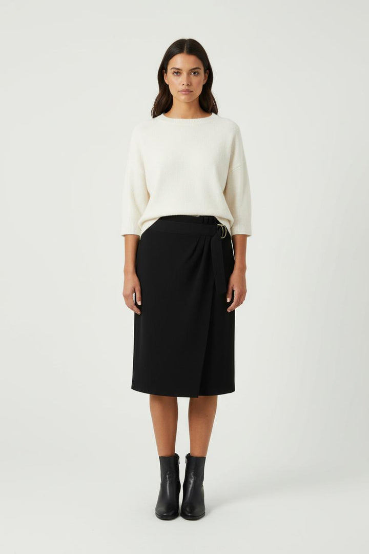 Jupe Crayon Noire - Taille S/36 de la marque ba&sh | PARAD64601 - Vendu par Paradigme - Image 1
