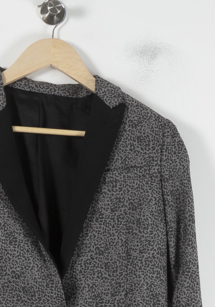 Blazer Gris et Noir - Taille M/38 de la marque The Kooples | PARAD64607 - Vendu par Paradigme - Image 3