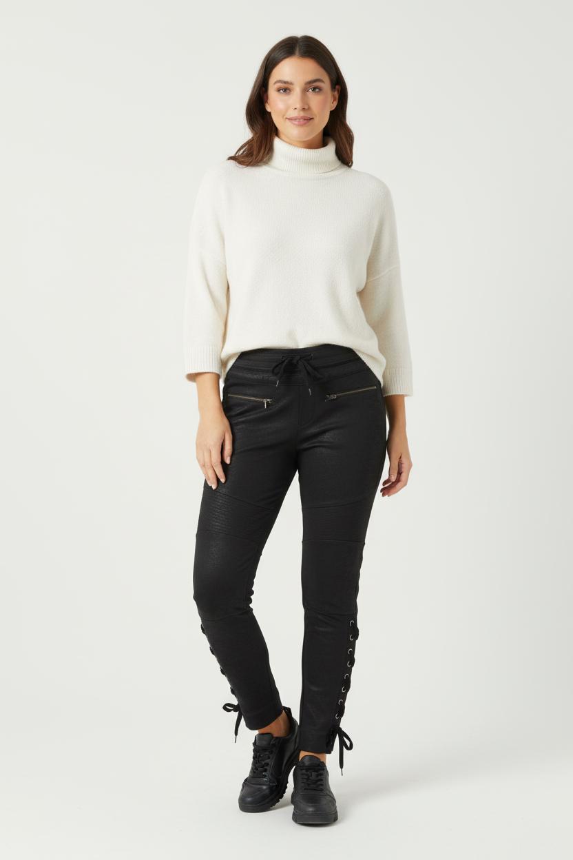 Pantalon Noir - Taille XS/34 de la marque The Kooples - Sport | PARAD64609 - Vendu par Paradigme - Image 1