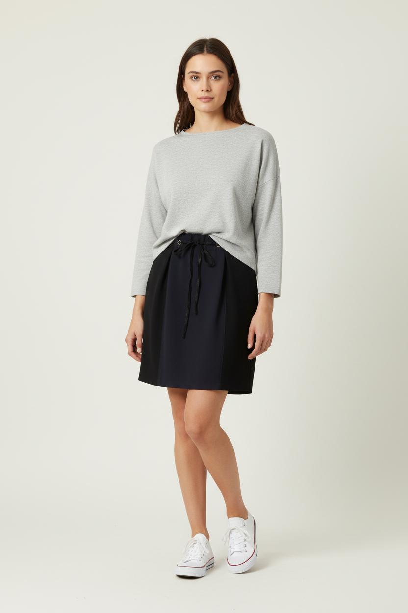 Jupe Courte Noire - Taille S/36 de la marque Sandro | PARAD64612 - Vendu par Paradigme - Image 1