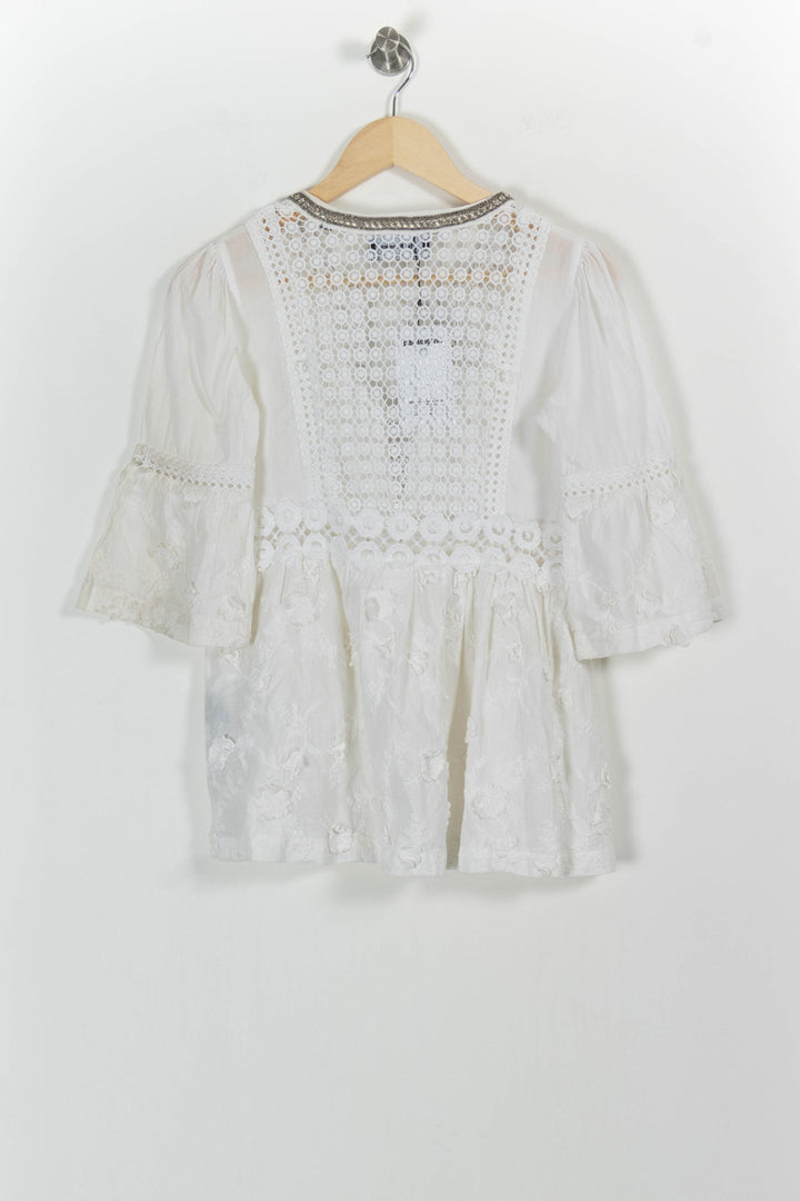 Blouse Blanche - Taille XXS/32 de la marque The Kooples | PARAD64615 - Vendu par Paradigme - Image 4