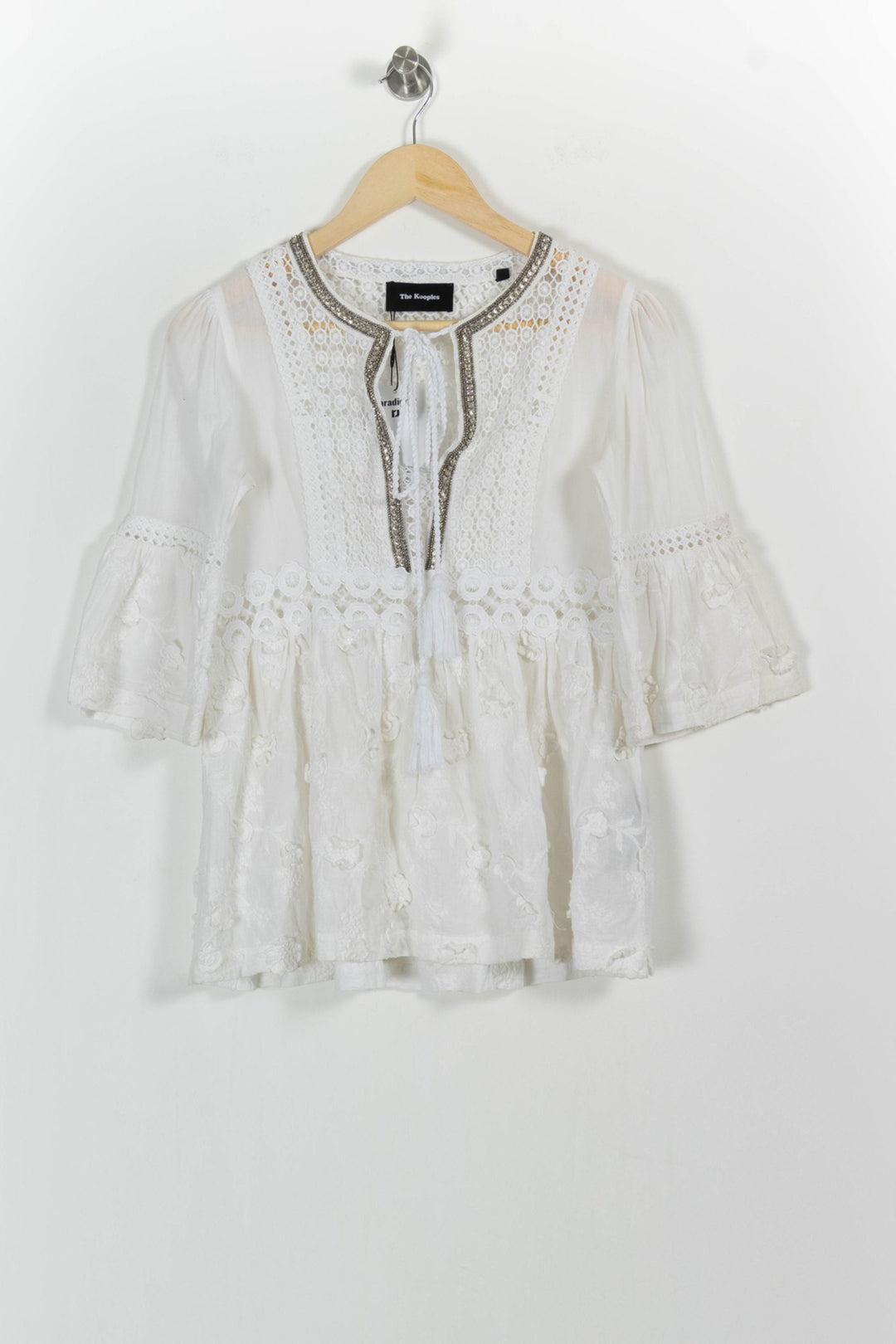 Blouse Blanche - Taille XXS/32 de la marque The Kooples | PARAD64615 - Vendu par Paradigme - Image 2
