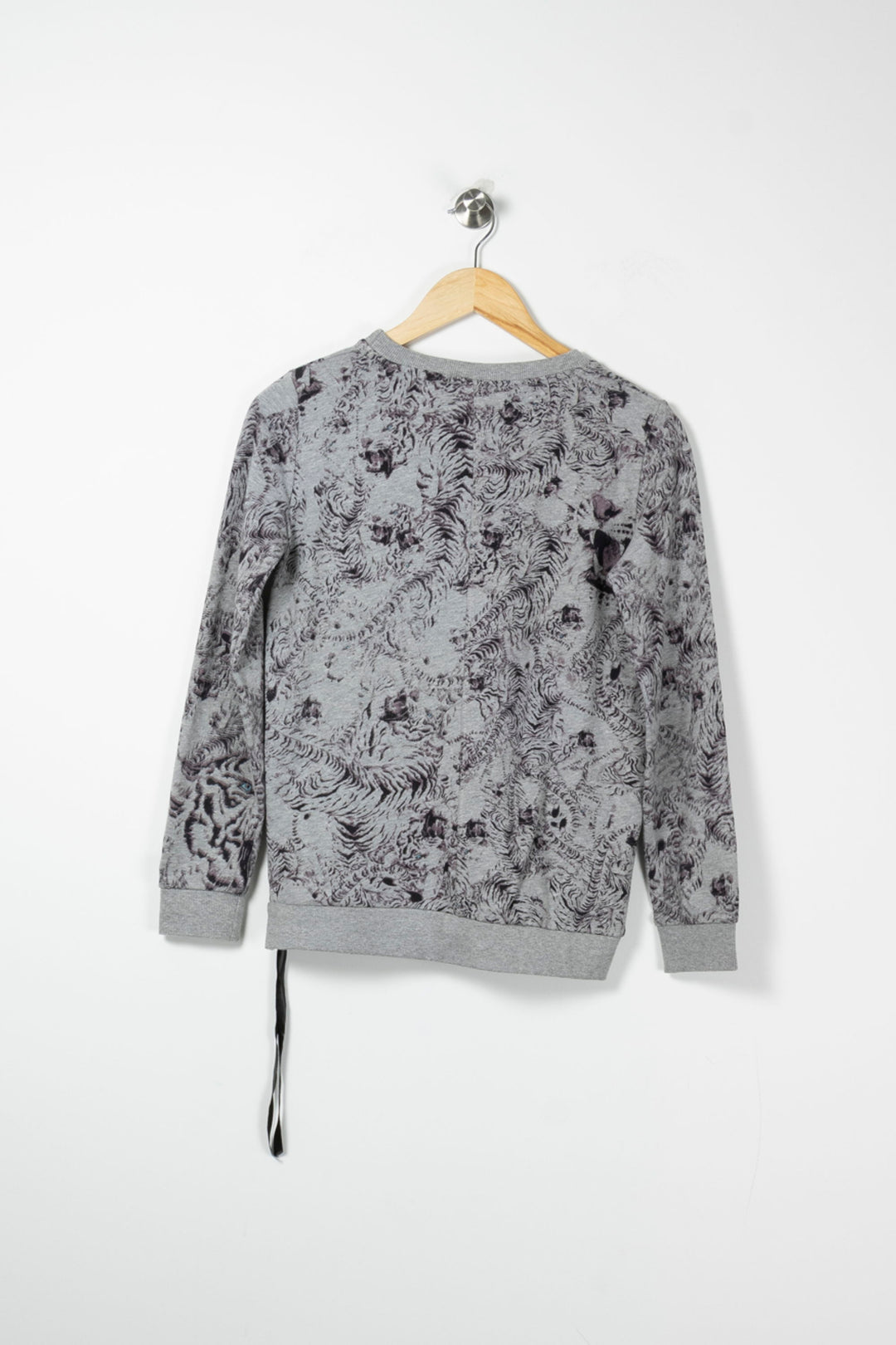 Sweat Gris - Taille XS/34 de la marque The Kooples - Sport | PARAD64617 - Vendu par Paradigme - Image 4