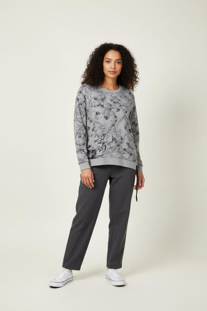 Sweat Gris - Taille XS/34 de la marque The Kooples - Sport | PARAD64617 - Vendu par Paradigme - Image 1