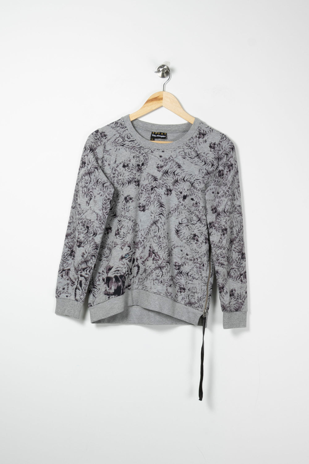 Sweat Gris - Taille XS/34 de la marque The Kooples - Sport | PARAD64617 - Vendu par Paradigme - Image 2