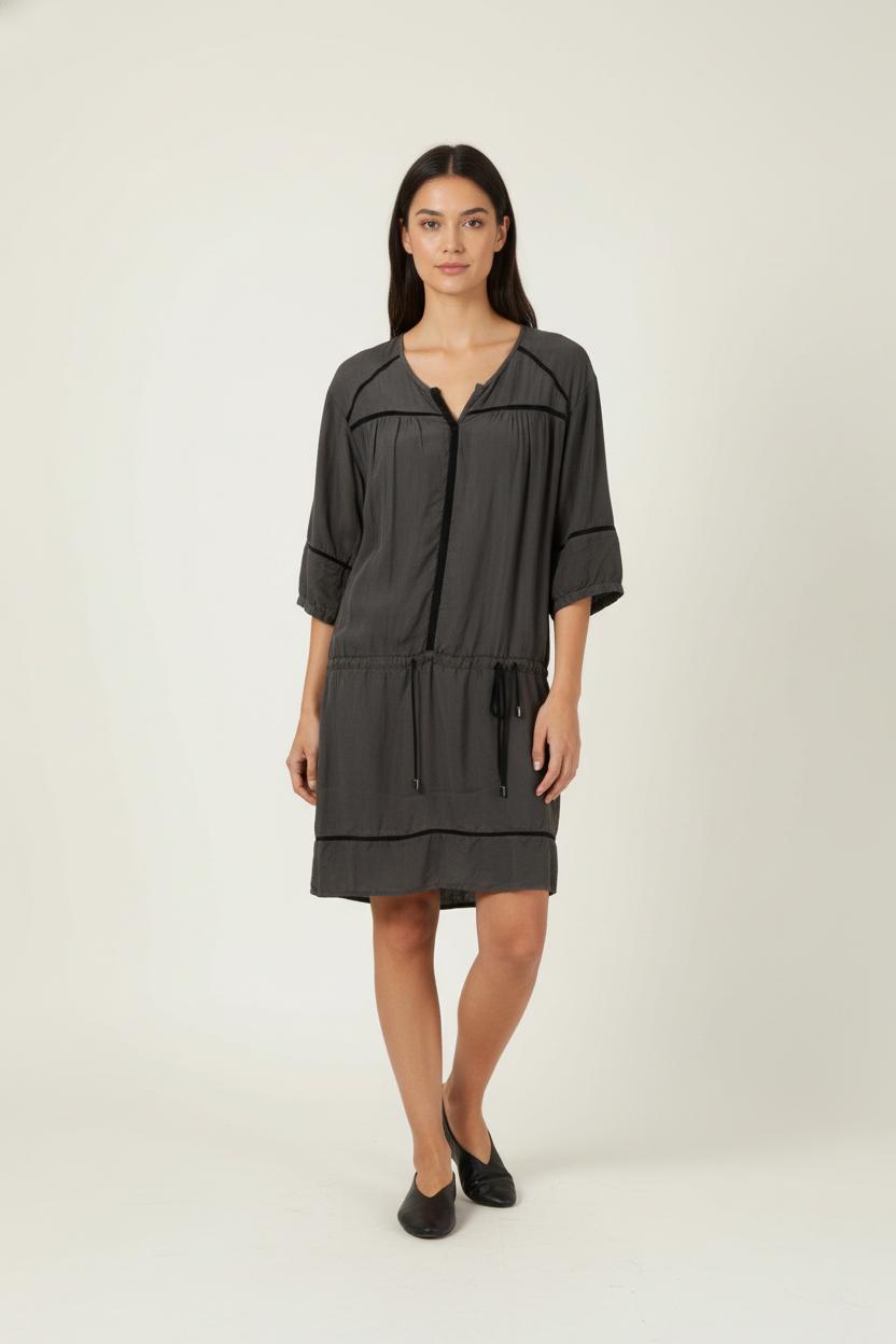Robe Droite Noire - Taille M/38 de la marque IKKS | PARAD64620 - Vendu par Paradigme - Image 1
