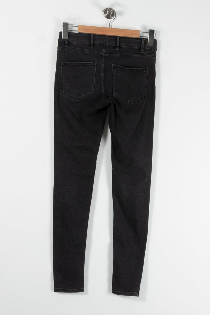 Jean Skinny Noir - Taille S/36 de la marque Sandro | PARAD64639 - Vendu par Paradigme - Image 4