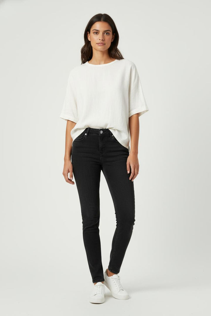 Jean Skinny Noir - Taille S/36 de la marque Sandro | PARAD64639 - Vendu par Paradigme - Image 1