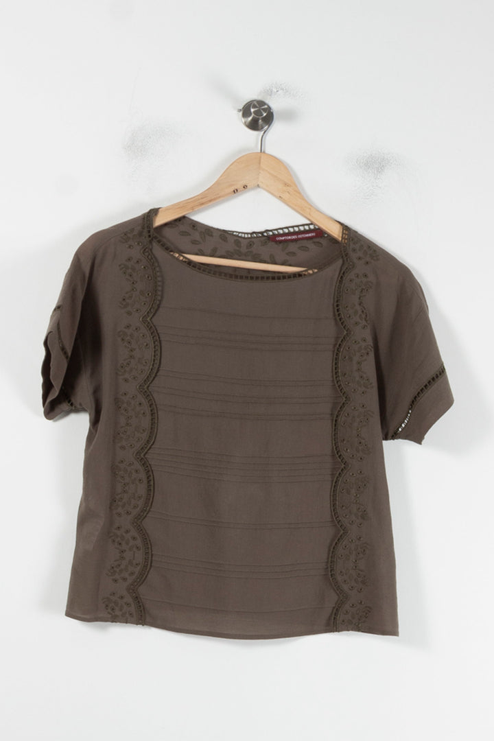Blouse Verte - Taille S/36 de la marque Comptoir des Cotonniers | PARAD64641 - Vendu par Paradigme - Image 2