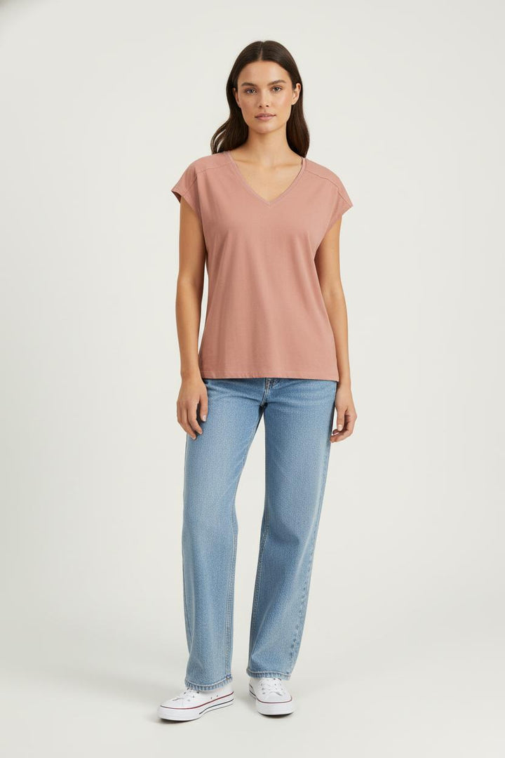 T-shirt Rose - Taille S/36 de la marque Comptoir des Cotonniers | PARAD64642 - Vendu par Paradigme - Image 1