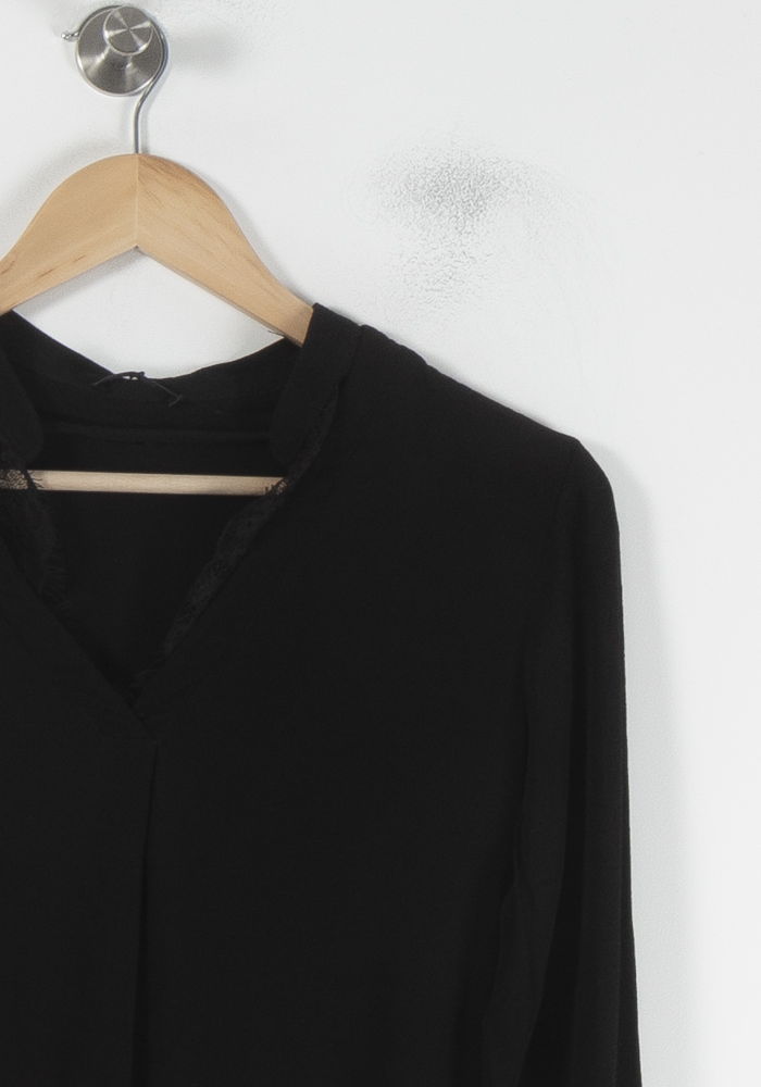 Blouse Noire - Taille S/36 de la marque IKKS | PARAD64650 - Vendu par Paradigme - Image 3