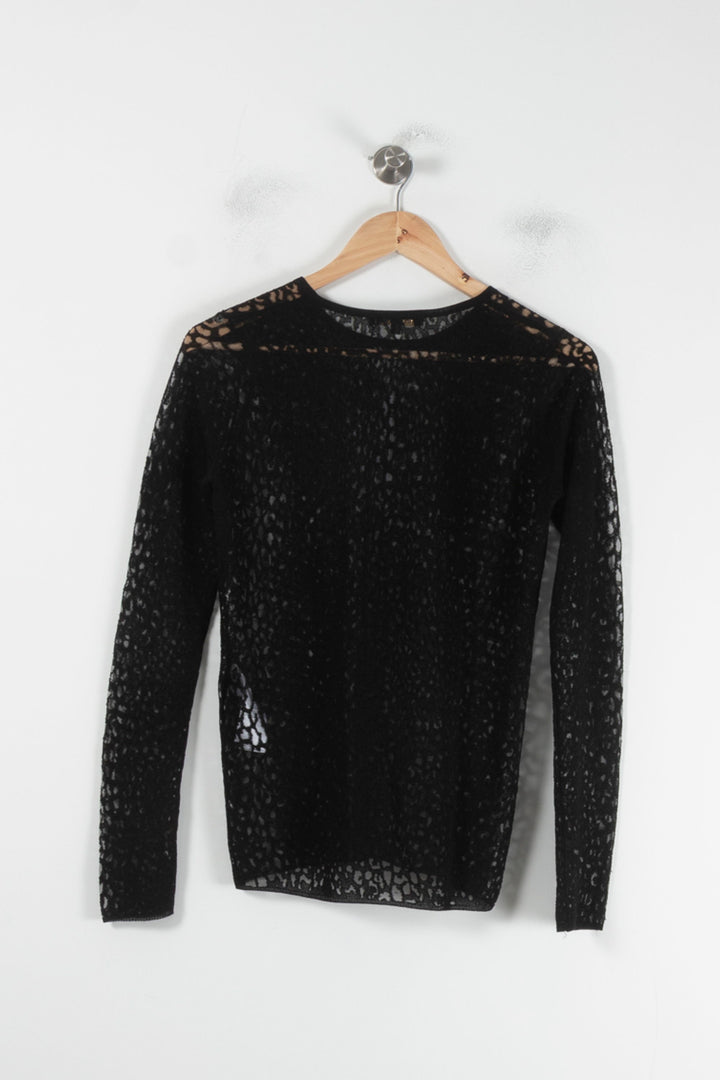 Blouse Noire - Taille M/38 de la marque Maje | PARAD64654 - Vendu par Paradigme - Image 4