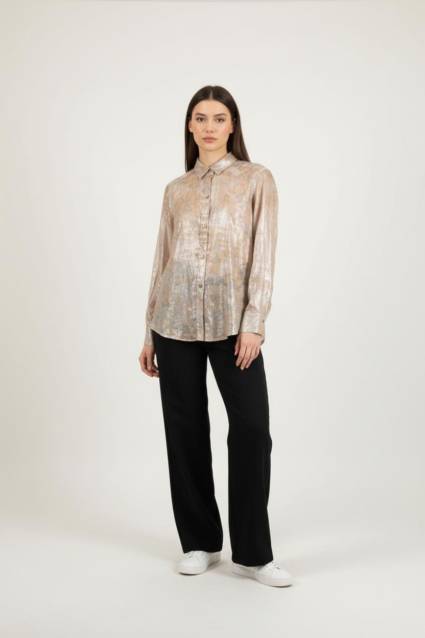 Chemise Dorée - Taille M/38 de la marque Mes Demoiselles Paris | PARAD64655 - Vendu par Paradigme - Image 1