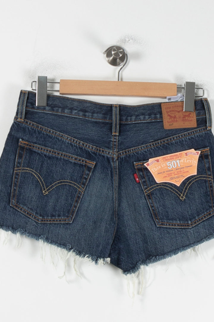 Short en Jean Bleu - Taille M/38 de la marque Levi's | PARAD64659 - Vendu par Paradigme - Image 4