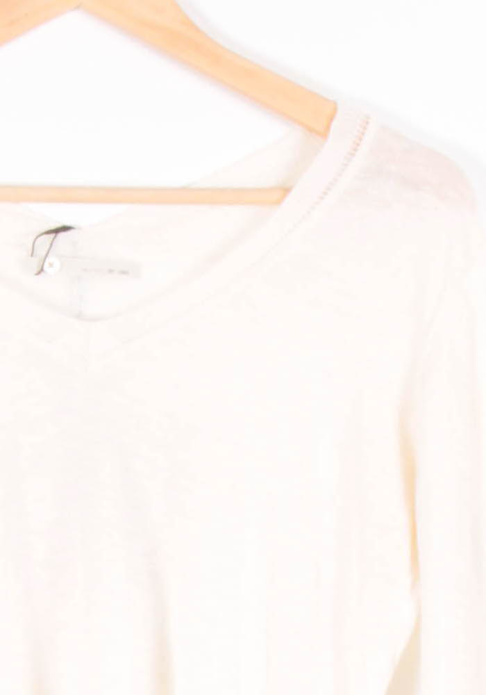 Pull Blanc - Taille L/40 de la marque IKKS | PARAD64662 - Vendu par Paradigme - Image 3