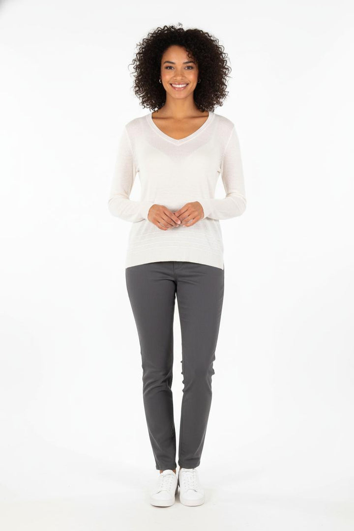 Pull Blanc - Taille L/40 de la marque IKKS | PARAD64662 - Vendu par Paradigme - Image 1