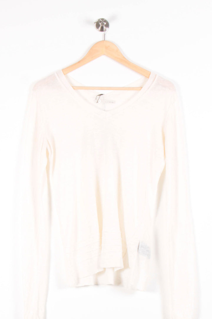 Pull Blanc - Taille L/40 de la marque IKKS | PARAD64662 - Vendu par Paradigme - Image 2
