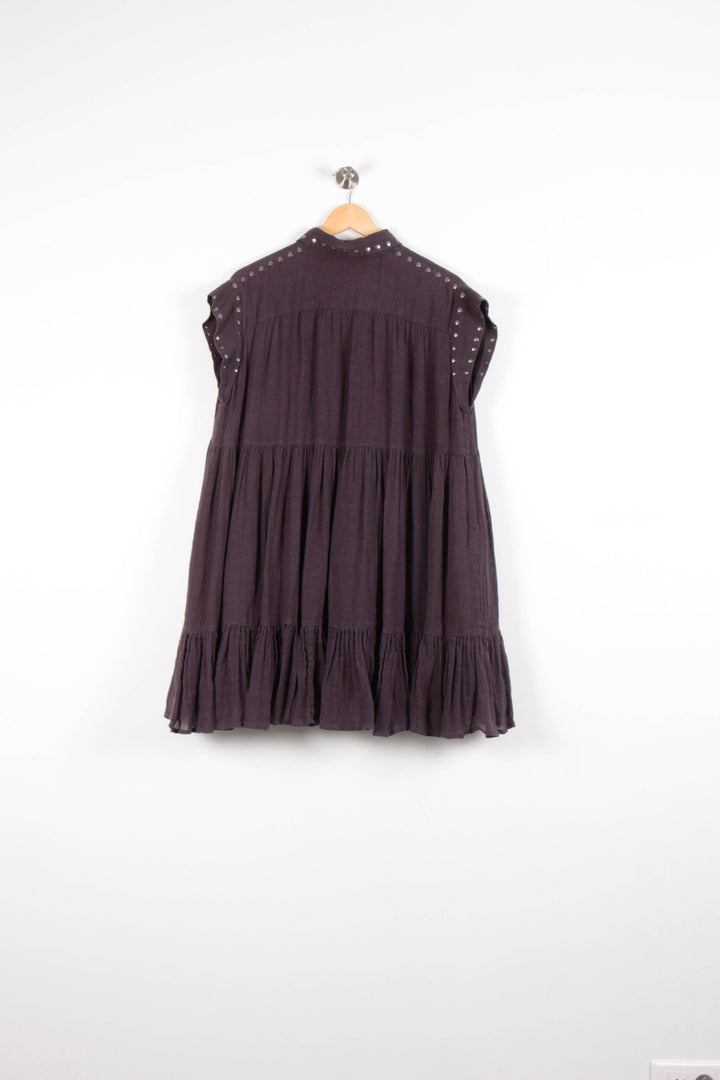 Robe Courte Grise - Taille S/36 de la marque Mes Demoiselles Paris | PARAD64671 - Vendu par Paradigme - Image 4