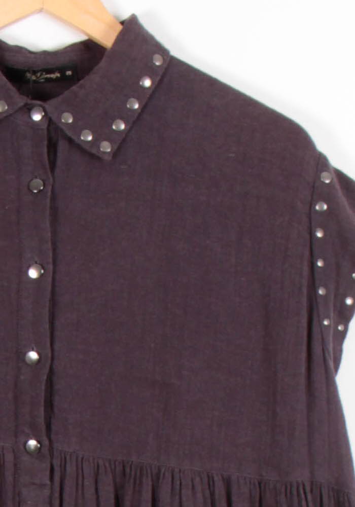 Robe Courte Grise - Taille S/36 de la marque Mes Demoiselles Paris | PARAD64671 - Vendu par Paradigme - Image 3