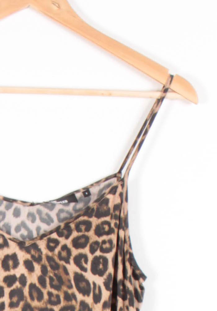 Robe Longue Léopard Marron - Taille L/40 de la marque The Kooples | PARAD64676 - Vendu par Paradigme - Image 3