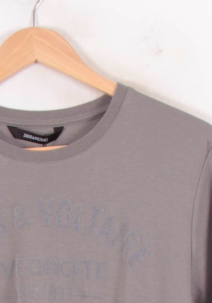 Tee-shirt Gris - Taille S/36 de la marque Zadig&Voltaire | PARAD64684 - Vendu par Paradigme - Image 3