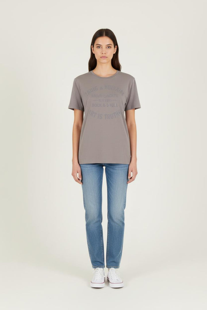 Tee-shirt Gris - Taille S/36 de la marque Zadig&Voltaire | PARAD64684 - Vendu par Paradigme - Image 1