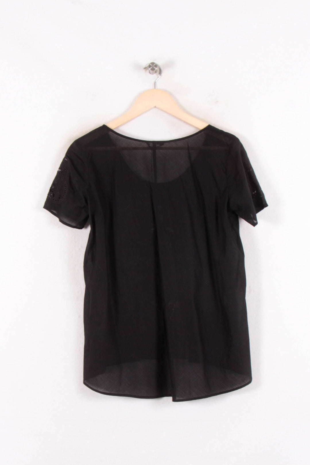 Blouse Noire - Taille M/38 de la marque The Kooples | PARAD64685 - Vendu par Paradigme - Image 4