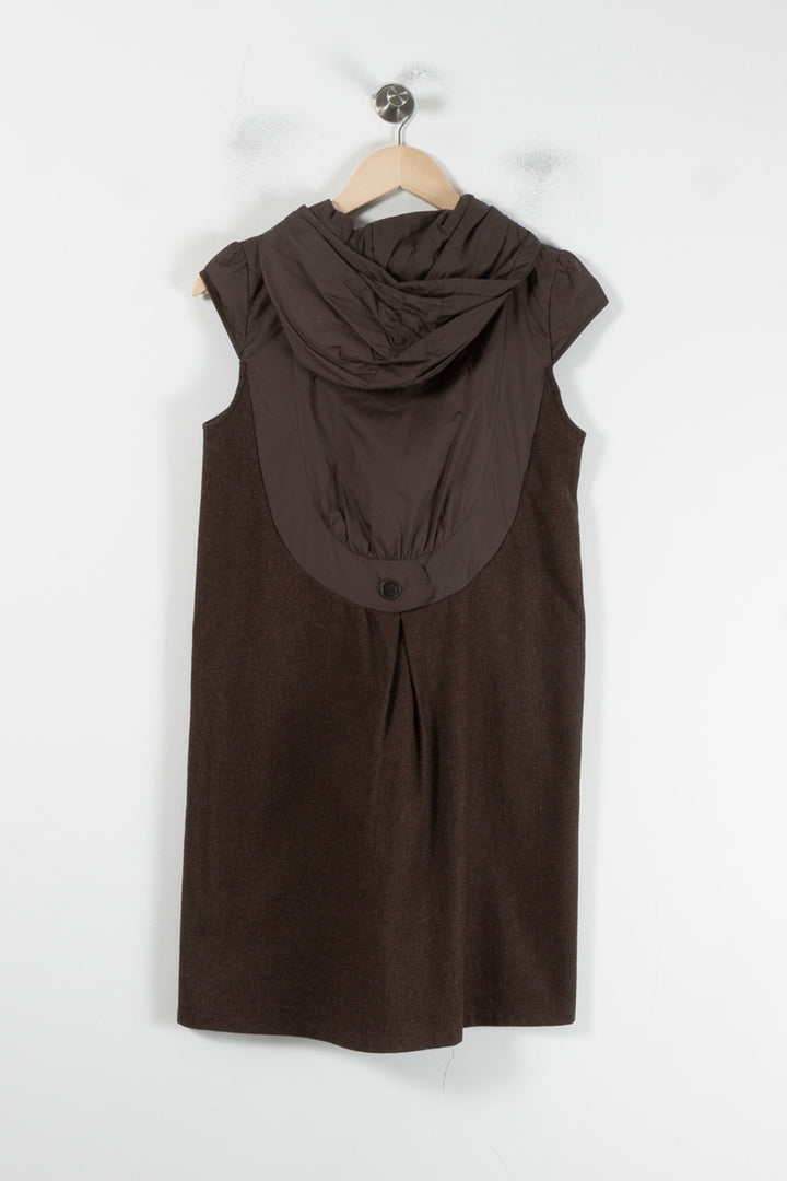 Robe Courte Marron - Taille M/38 de la marque IKKS | PARAD64694 - Vendu par Paradigme - Image 4