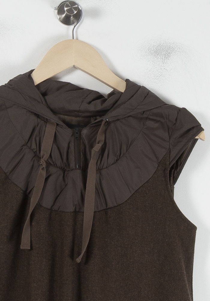 Robe Courte Marron - Taille M/38 de la marque IKKS | PARAD64694 - Vendu par Paradigme - Image 3