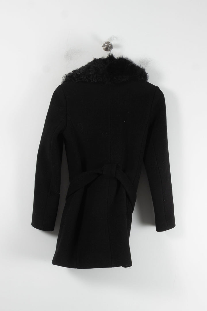 Manteau Noir - Taille S/36 de la marque Claudie Pierlot | PARAD64700 - Vendu par Paradigme - Image 4