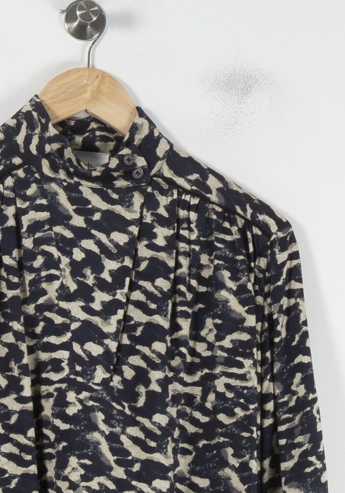Blouse Noire et Beige - Taille XS/34 de la marque ba&sh | PARAD64703 - Vendu par Paradigme - Image 3