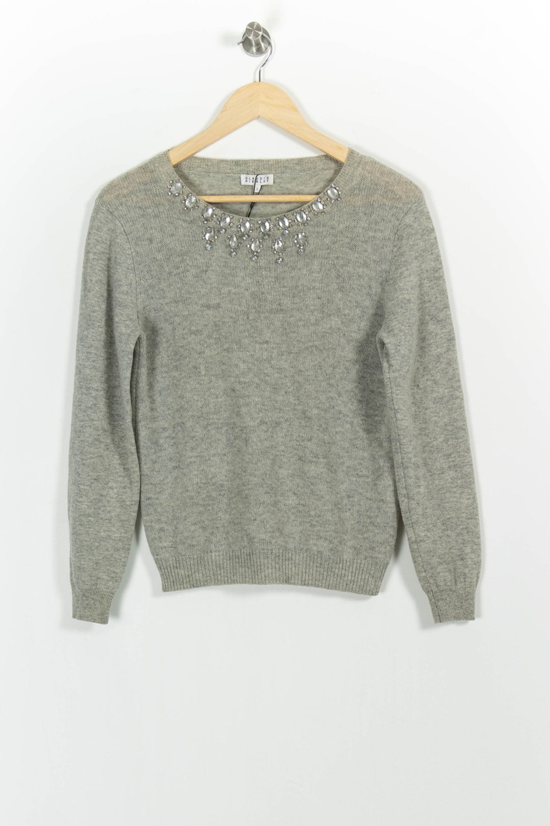 Pull Gris - Taille S/36 de la marque Claudie Pierlot | PARAD64707 - Vendu par Paradigme - Image 2