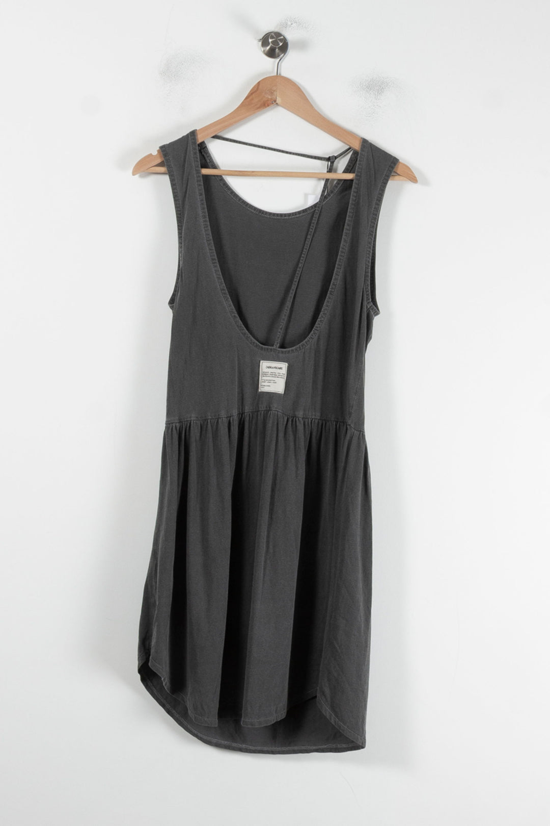 Robe Débardeur Grise - Taille S/36 de la marque Zadig&Voltaire | PARAD64711 - Vendu par Paradigme - Image 2